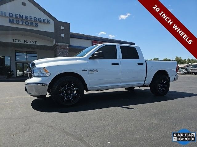 2023 RAM 1500 Classic SLT in White — front three-quarter view