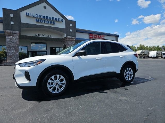 2024 Ford Escape Active in Grey — front three-quarter view