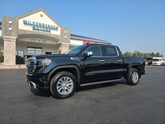2026 GMC Sierra 1500 Denali in Onyx Black — front three-quarter view