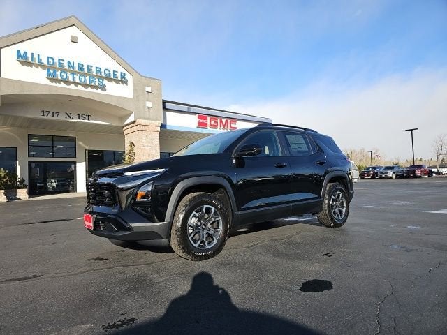 2026 Chevrolet Equinox ACTIV in Mosaic Black Metallic — front three-quarter view