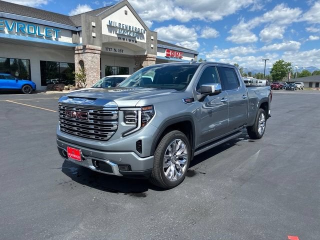 2026 GMC Sierra 1500 Denali in Sterling Metallic — front three-quarter view