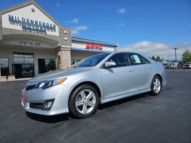 2012 Toyota Camry L in Silver — front three-quarter view