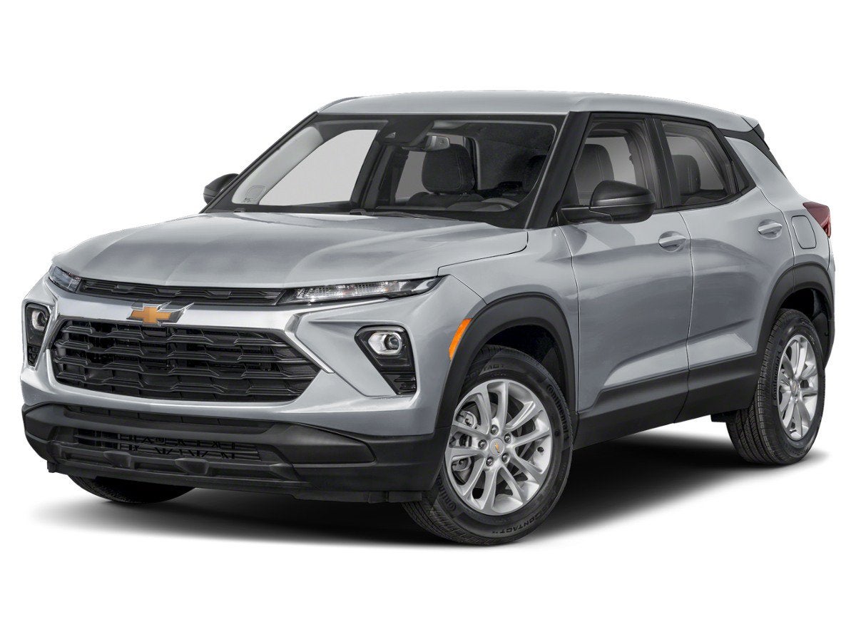 2026 Chevrolet Trailblazer LS in Summit White — front three-quarter view